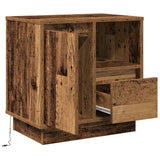 Bedside Cabinet Old Wood 50 x 34.5 x 50 cm Engineered wood 869590