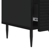 TV Cabinet with Drawer Black 147 x 34.5 x 30 cm Engineered Wood 894936