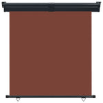 ZNTS Balcony Side Awning 165x250 cm Brown 48435