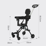 Lightweight Baby Stroller Pram Foldable Pushchair Travel Buggy Travel System UK 75259082