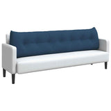 Back Pillow Blue 200 x 24 x 50 cm Fabric 42014594