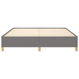 Bed Frame without Mattress Dark Grey California King Fabric 347213