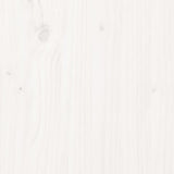 Plant Stand White 104.5x25x109.5 cm Solid Wood Pine 822093
