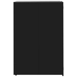 Wheelie Bin Storage for 2 Bins Black 138x79x117 cm Steel 3279977