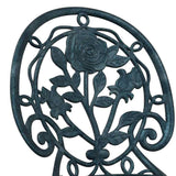 Garden Bistro Set 3 pcs Green Aluminium 42002389