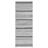 Sideboard with Drawers Grey Sonoma 37.5x35x99 cm Engineered Wood 861765