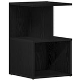 Bedside Cabinet 2 pcs Black Oak 35 x 35 x 55 cm Engineered Wood 862618