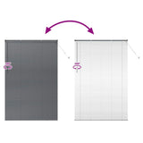 Venetian Blinds Manual Dark Grey 220 x 140 cm Aluminium 42006105