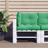 Pallet Cushions 3 pcs Green Fabric 360861