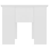 Coffee Table White 79x49x41 cm Engineered Wood 809692