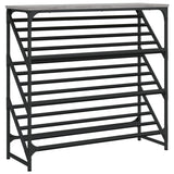 Shoe Rack Grey Sonoma 90x30x85 cm Engineered Wood 833431
