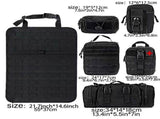Car Tactical Seat Back Vehicle System Panel Organizer Packet Storage Bag UK 09274201