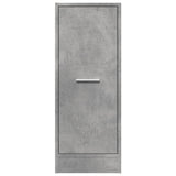 Apothecary Cabinet Concrete Grey 30x41x77.5 cm Engineered Wood 855154