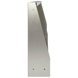 Retaining Wall 2 pcs 100 x 12 x 50 cm Stainless Steel Silver 8015154