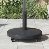 Outdoor Umbrella Base Dark grey 48 x 48 x 32 cm Steel, Concrete 42010016