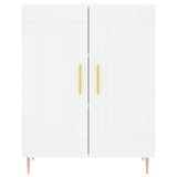 Highboard White 69.5x34x180 cm Engineered Wood 3195779