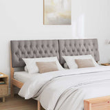 Upholstered Headboard Taupe 180 cm Solid Pine Wood 879327