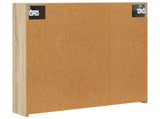 Bathroom Mirror Cabinet Sonoma Oak 70 x 14.5 x 70 cm 889089