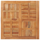 Table Top Natural Teak Solid Teak Wood 90x90 cm Durable 48991
