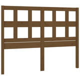 818938 Bed Headboard Honey Brown 185,5x4x100 cm Solid Wood Pine