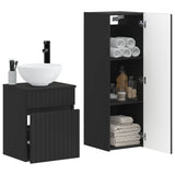Bathroom Furniture Set 2 pcs Black 33 x 34.5 x 100 cm 3406134