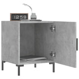 Bedside Cabinets 2 pcs Concrete Grey 40x40x50 cm Engineered Wood 827573