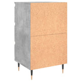 Bedside Cabinets 2 pcs Concrete Grey 40x35x69 cm Engineered Wood 826917