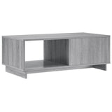 Coffee Table Grey Sonoma 95 x 50.5 x 35 cm Engineered Wood 8011447