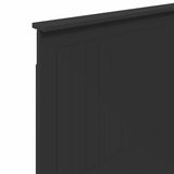 Headboard with Headboard Black Oak 80 cm Engineered wood 887814