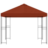 Gazebo 3 x 3 m Terracotta Polyester and Steel 190 gsm 900328