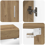 Bathroom Furniture Set TULUM 3 pcs Artisan Oak 60 x 34 x 63 cm 3398033