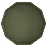 Planter Olive Green 120 x 120 x 35 cm Steel 883727
