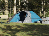 Camping Tent Cabin 4-Person Blue Waterproof 4009559