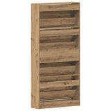 Shoe Cabinet Artisan oak 80 x 21 x 163.5 cm Engineered wood 3334026