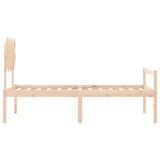 Senior Bed without Mattress Single Solid Wood 3195511