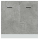 Sink Bottom Cabinet Lyon Concrete Grey 80x46x81.5 cm Engineered Wood 856076
