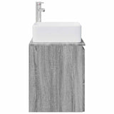 Wall-Mounted Sink Vanity Grey Sonoma 53 x 35 x 63 cm 890428