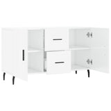 Sideboard High Gloss White 100x36x60 cm Engineered Wood 828190