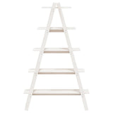 5-Tier Shelf A-shape 110x40x180.5 cm Solid Wood Pine 832332