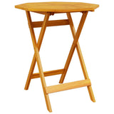 Folding Bistro Set Folding 3 pcs Brown Solid Acacia Wood 3375699