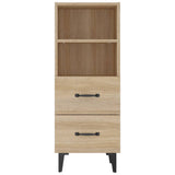 Sideboard Sonoma Oak 34.5x34x90 cm Engineered Wood 812369
