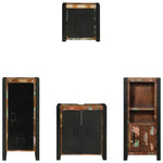 Bathroom Furniture Set 4 pcs Multicolour Solid Reclaimed Wood 3305643
