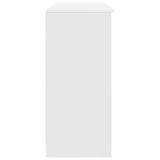 Sideboard with Drawer White 101x35x76 cm Engineered Wood 861562