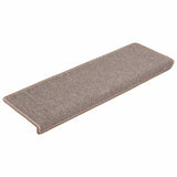 Stair Mats 30 pcs 65x21x4 cm Light Brown Rectangular Edge 3365767
