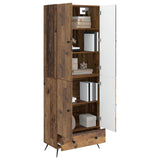 Cabinet Set 2 pcs Old Wood Engineered Wood 3416860