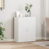File Cabinet White 60x32x77.5 cm Engineered Wood 840765