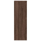 Plant Stand Brown Oak 33x33x100 cm Engineered Wood 852957