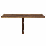 Folding Wall Table Smoked Oak 100x60x56 cm Engineered Wood 342650