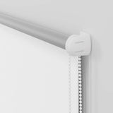 Roller Blind Blackout White 115x210 cm Fabric Width 110.7 cm Polyester 4011963