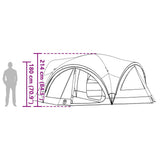 Family Tent 10-Person Green and Grey 460 x 430 x 214 cm 42004080